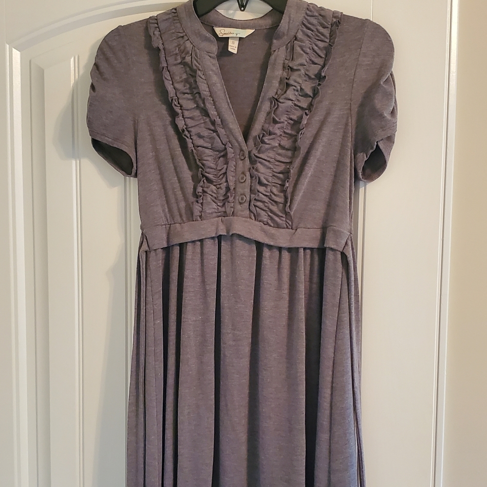 Speeckless Grey Baby Doll Dress